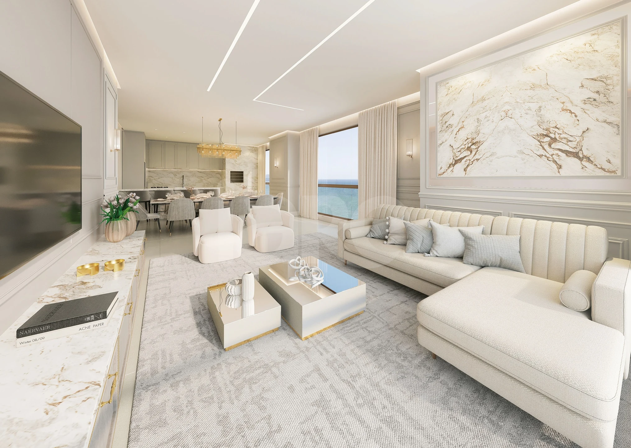 Quisisana Residence - Apartamento com 185,2 m², em Meia Praia — foto 2