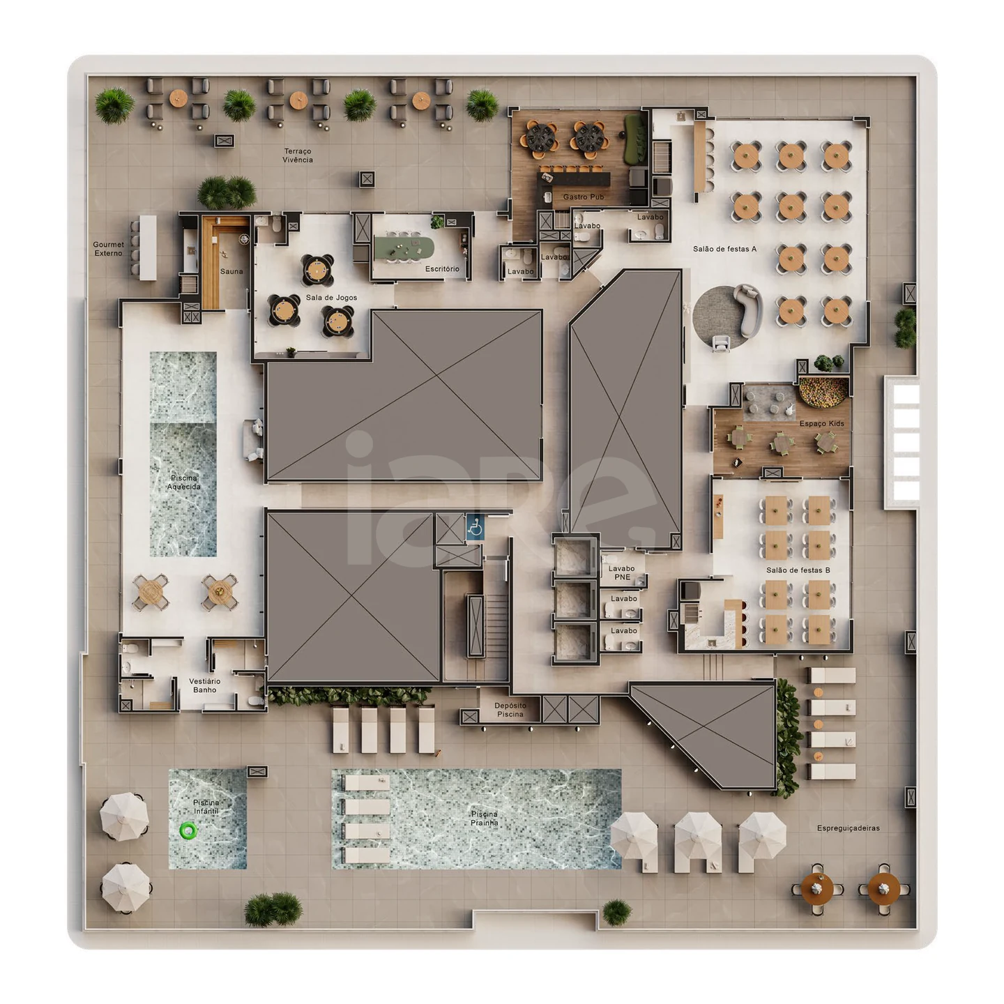 Planta — Pavimento 15