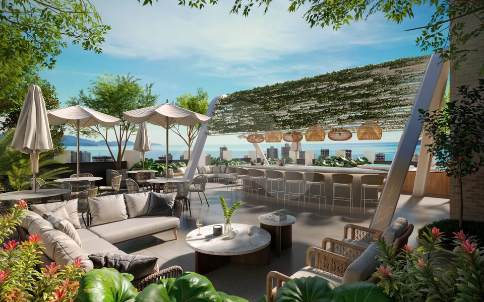 Summer Bay Home - Apartamento com 80,5 m², em Balneário Perequê — foto 13