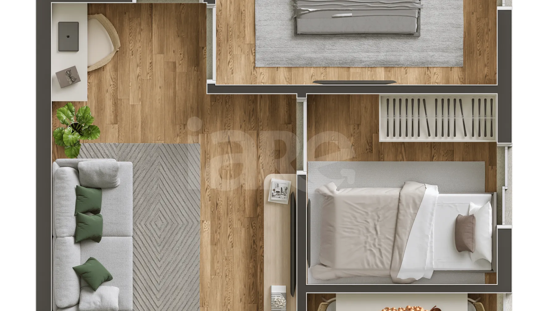 Planta — Apartamento 38 m²