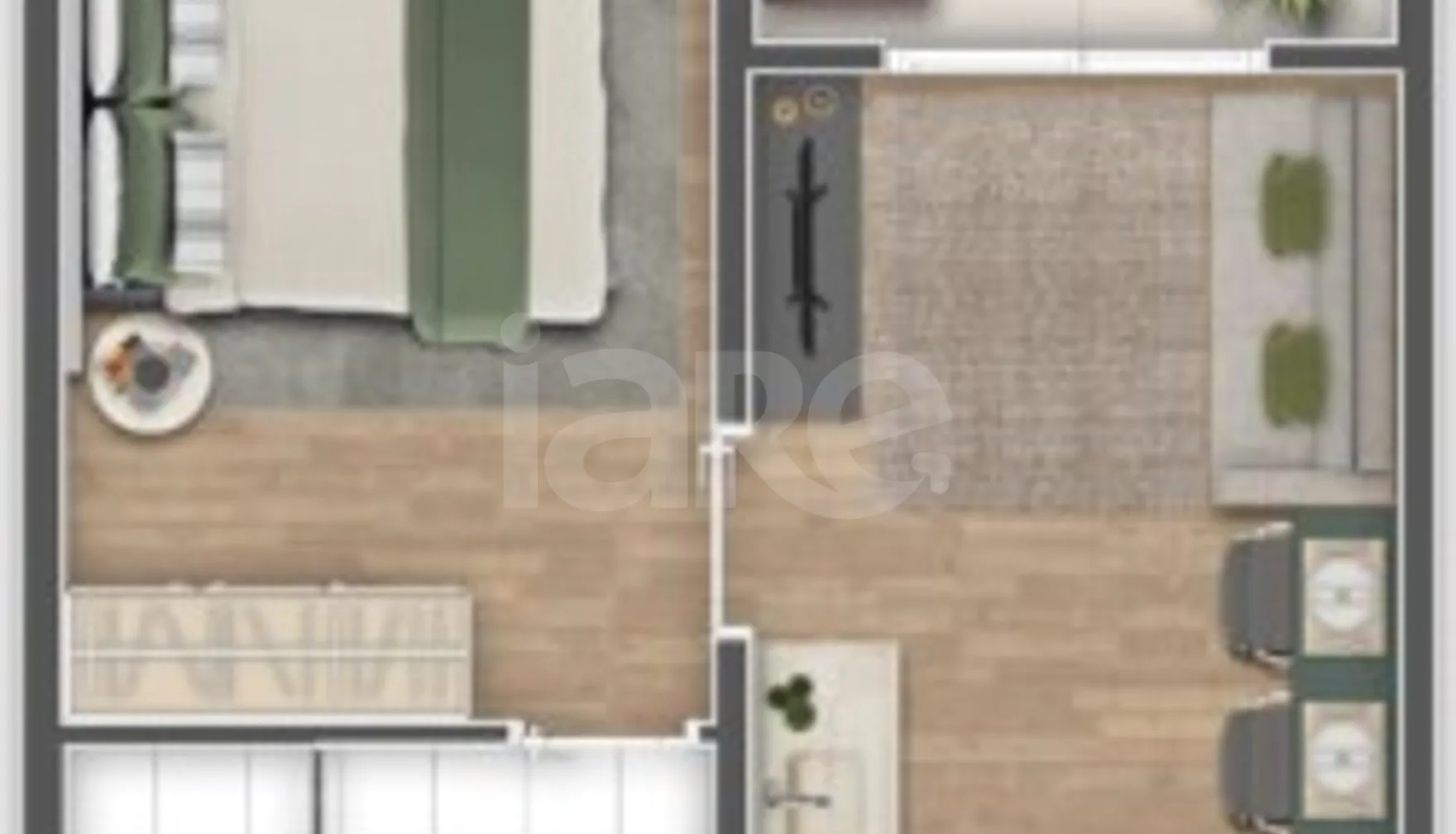 Planta — Apartamento 33,98 m²