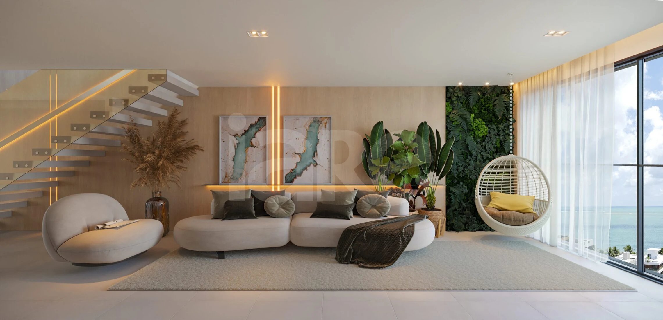 Porto Marino - Apartamento com 55,23 m², em Camboinha — foto 4