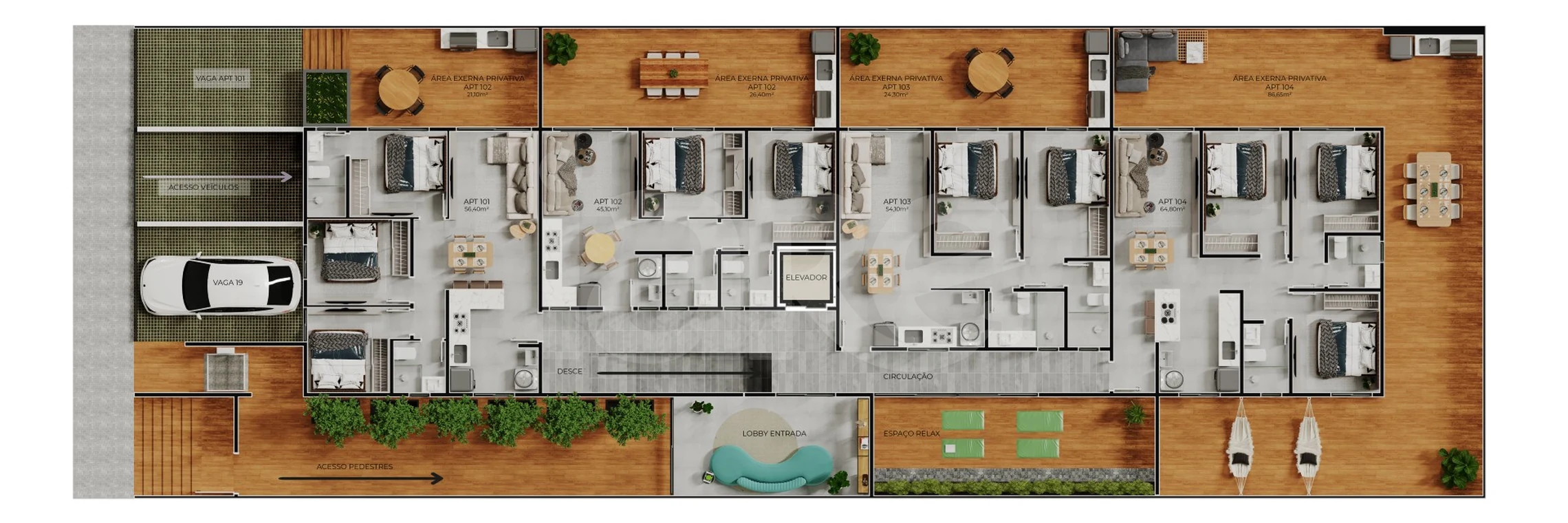 Planta — Pavimento térreo
