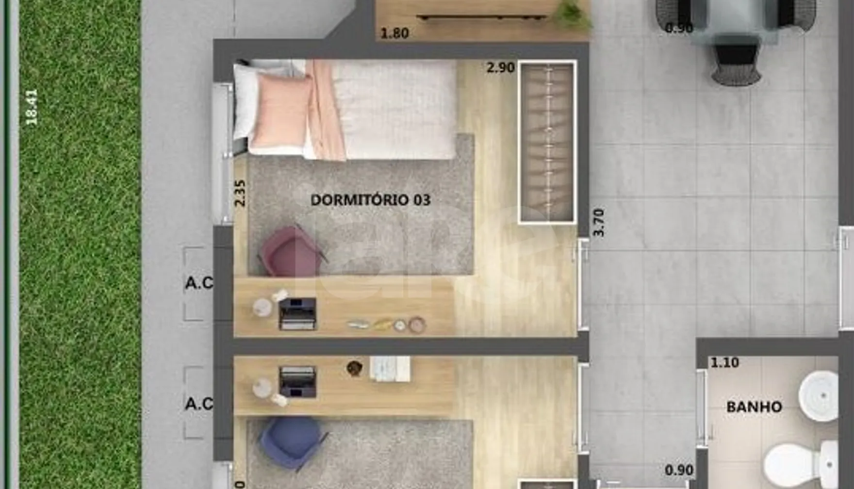 Planta — Garden 139,52 m²