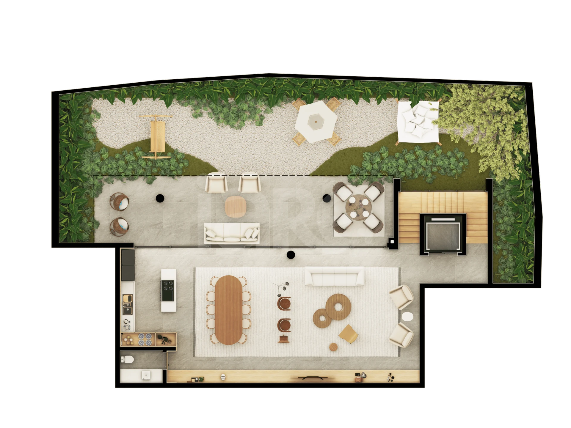 Planta — Casa 06 - 3º Subsolo