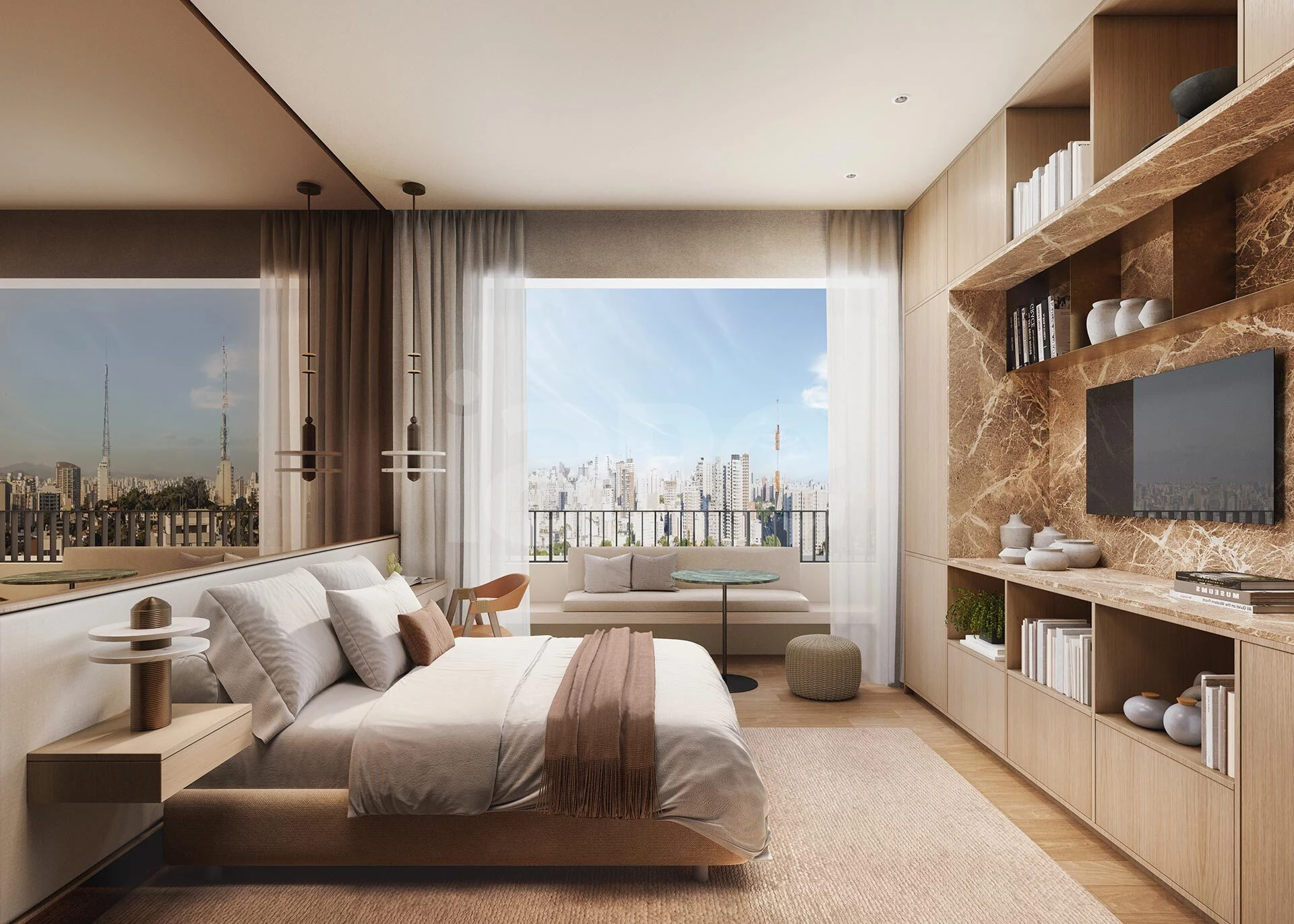 Planta — Studio 24,48 m²