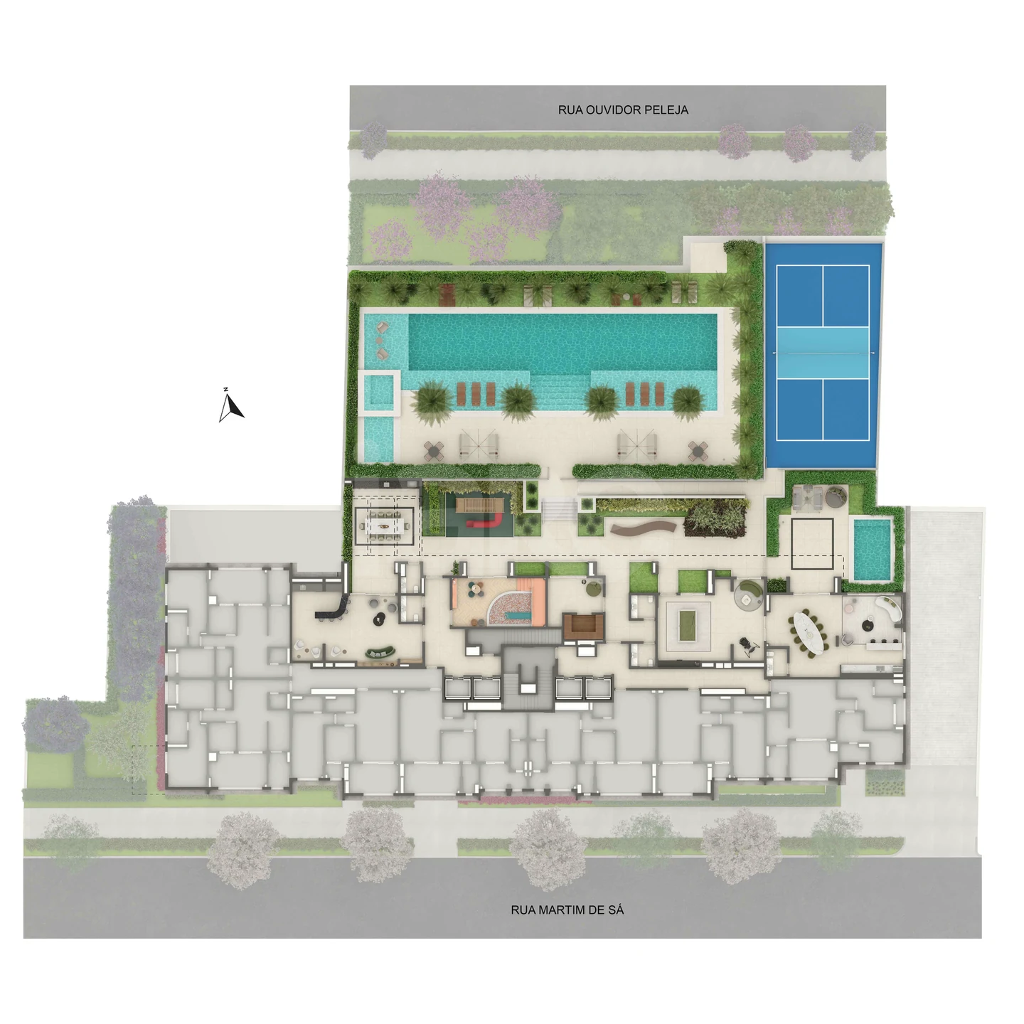 Planta — Pavimento lazer