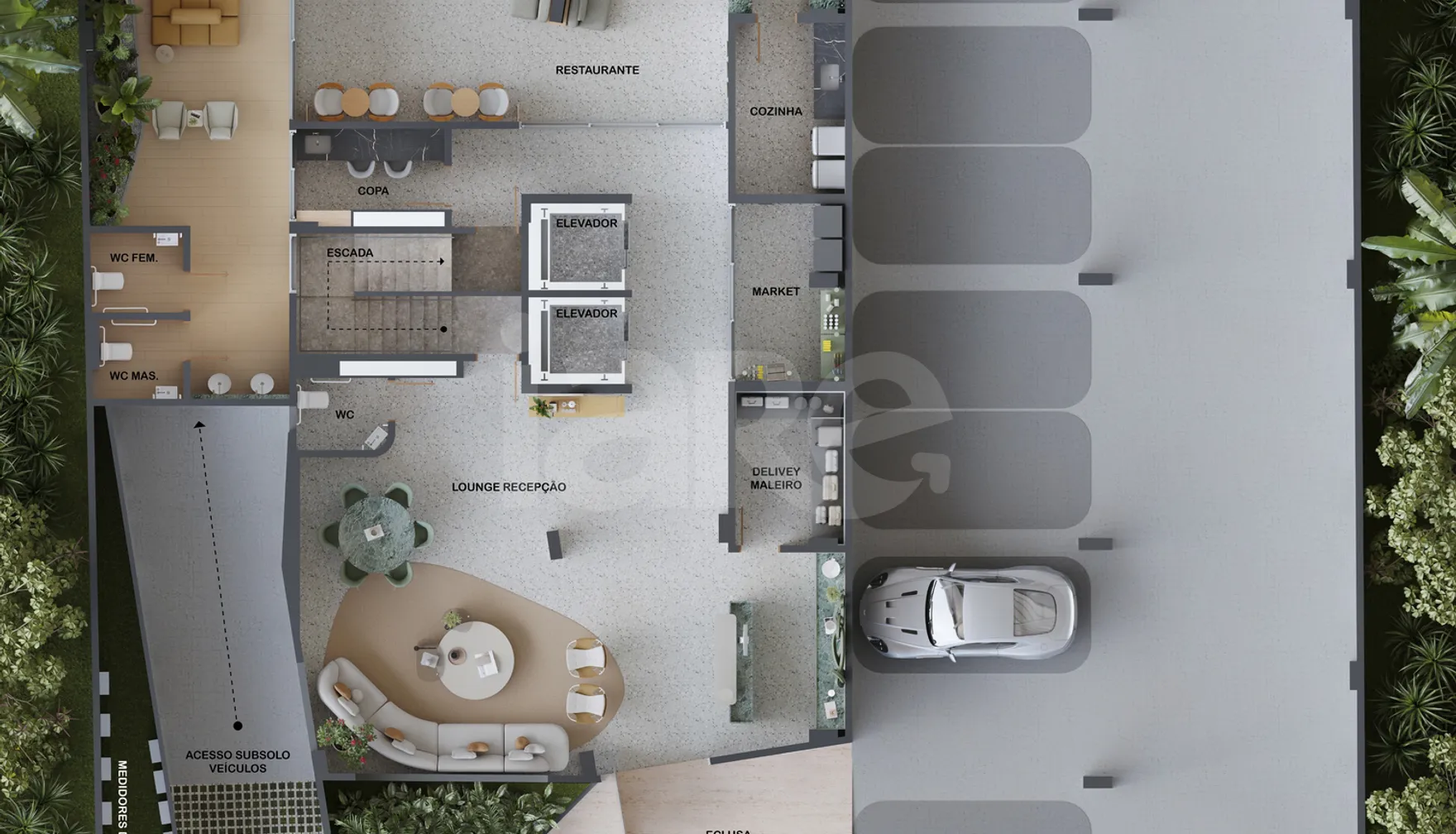 Planta — Pavimento térreo