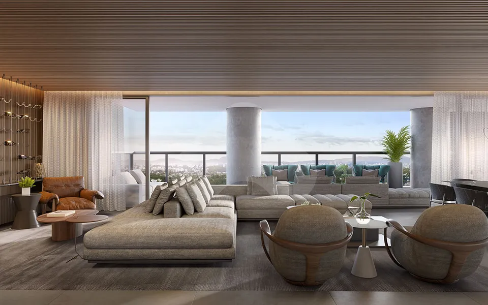 Parque Global - Torre Imperial - Apartamento com 166 m², em Real Parque — foto 3