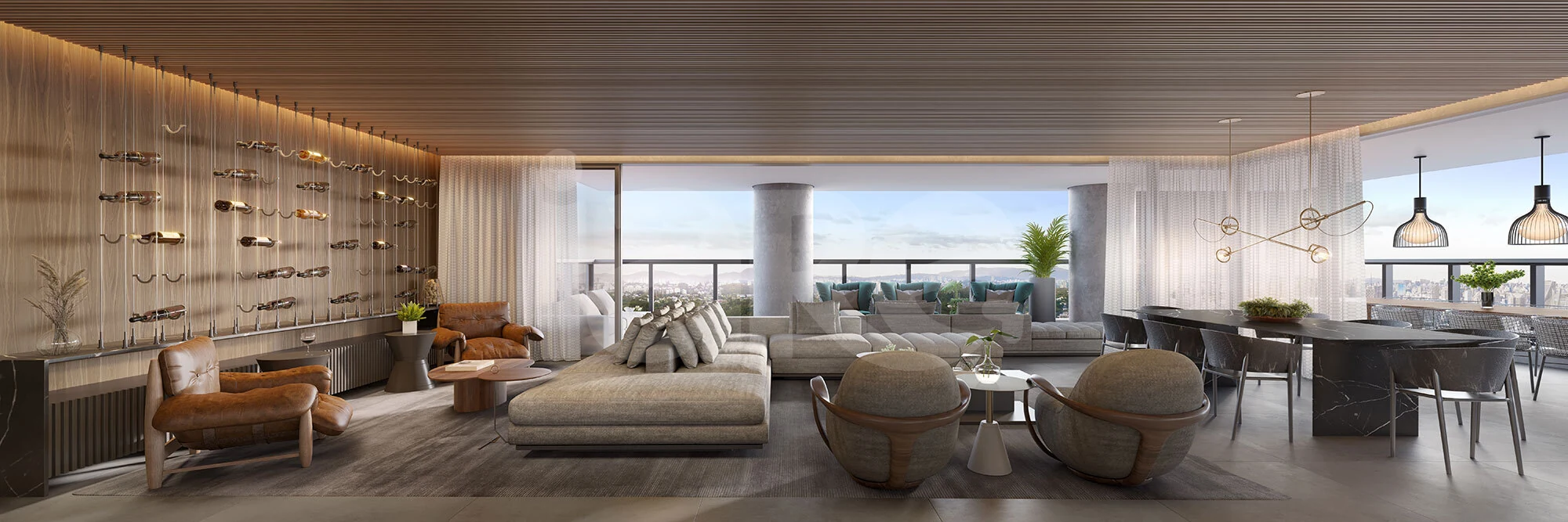 Parque Global - Torre Imperial - Apartamento com 240 m², em Real Parque — foto 3