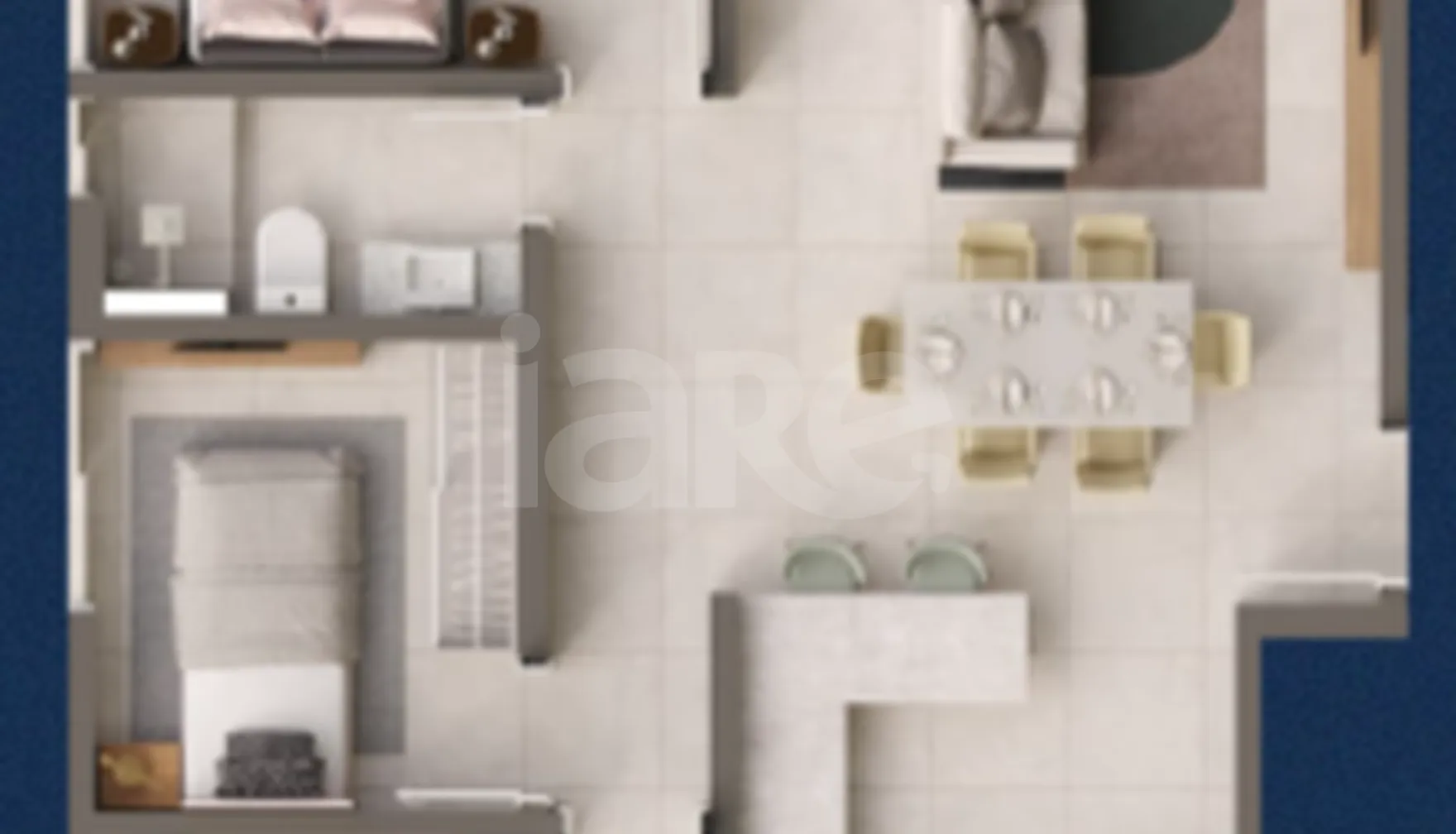 Planta — Apartamento 87,27 m²