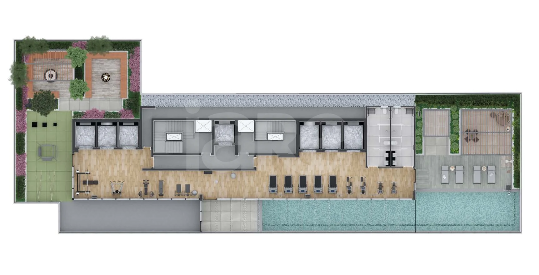 Planta — Pavimento rooftop