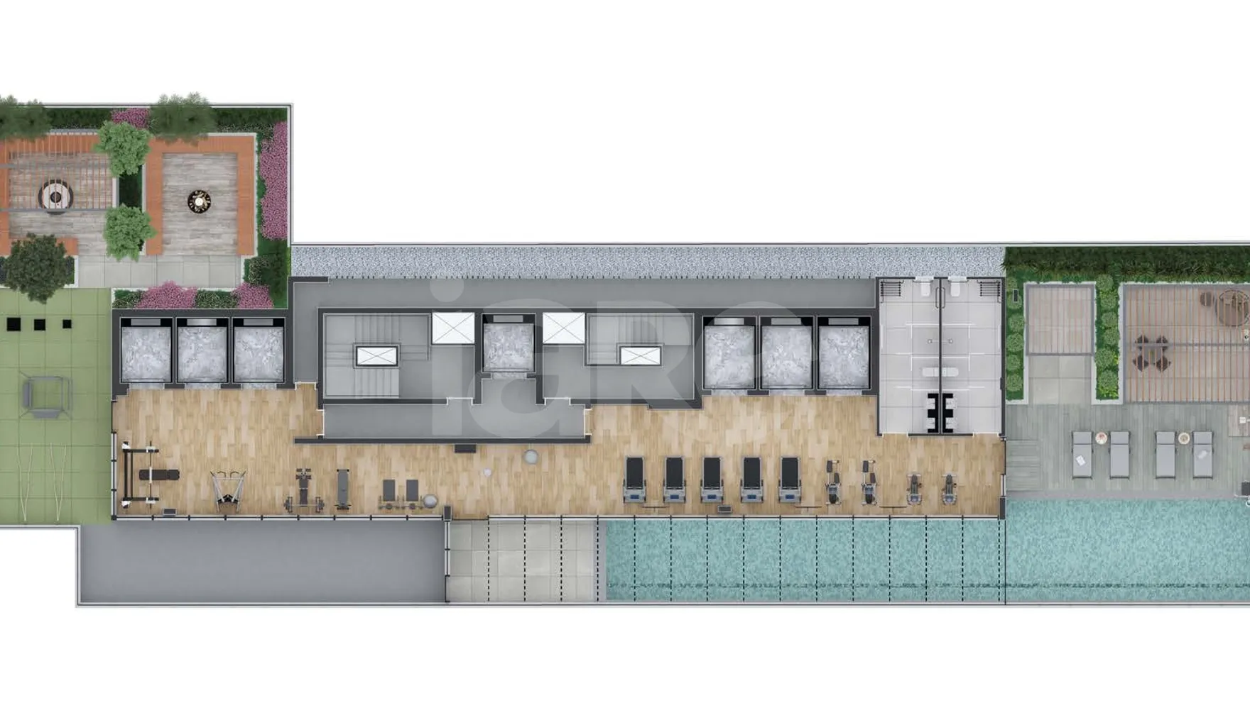 Planta — Pavimento rooftop