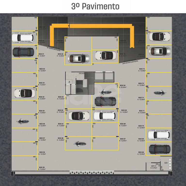 Planta — Pavimento 3