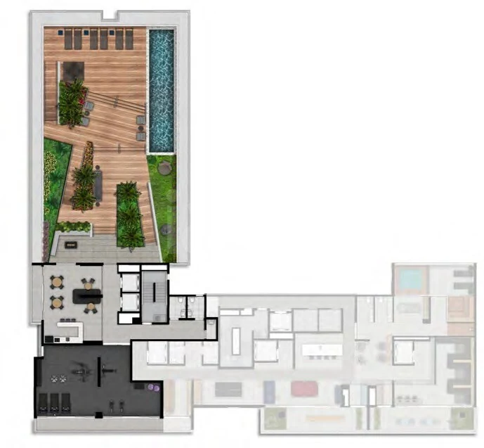 Planta — Pavimento lazer