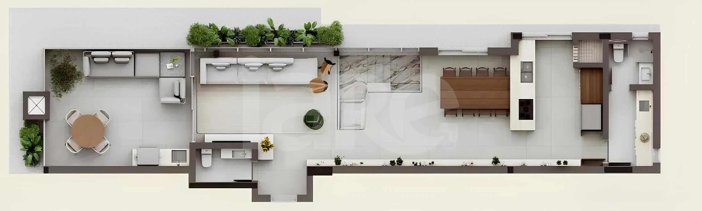 Planta — Cobertura Duplex 236,37 m²