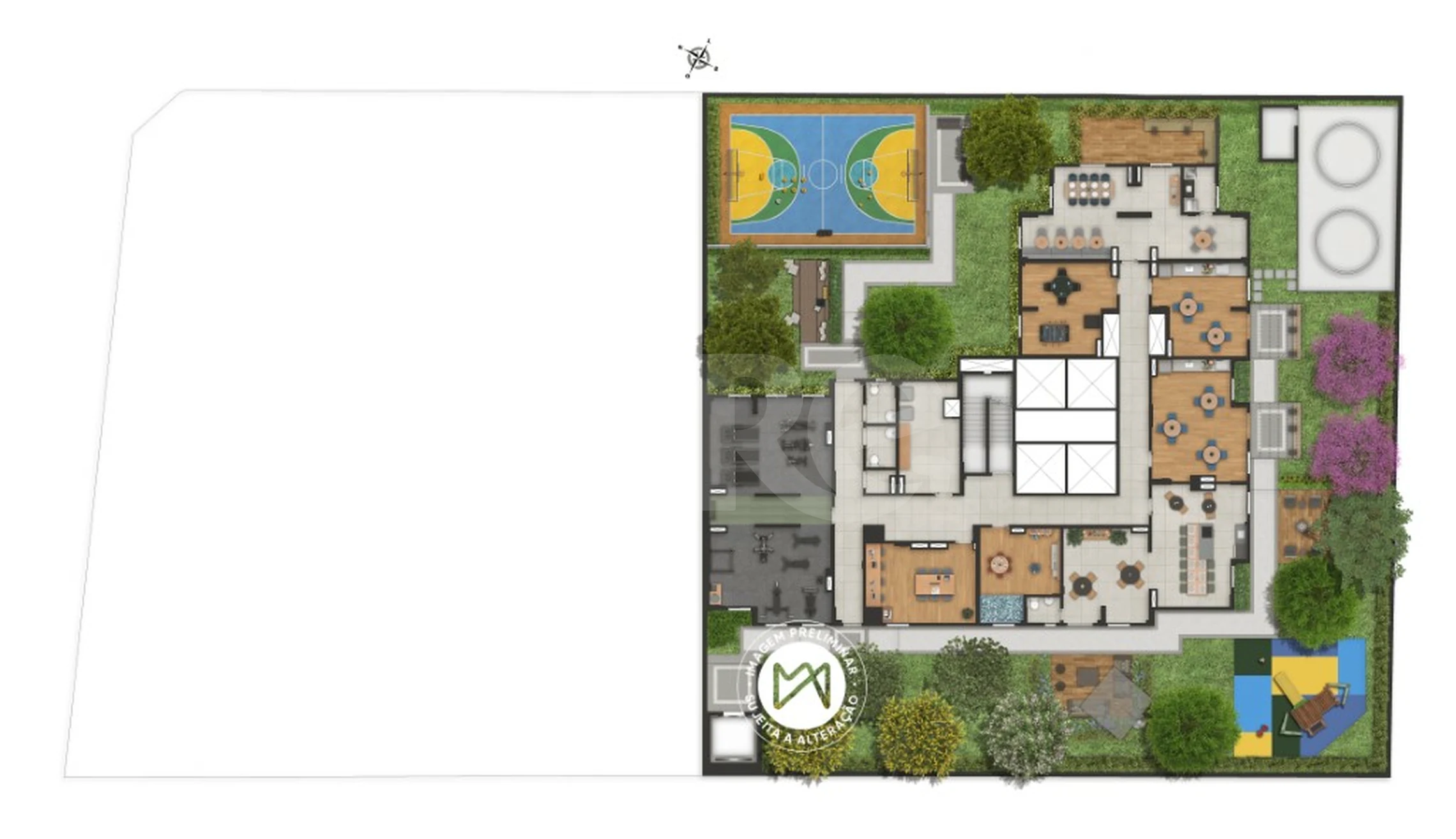 Planta — Pavimento subsolo