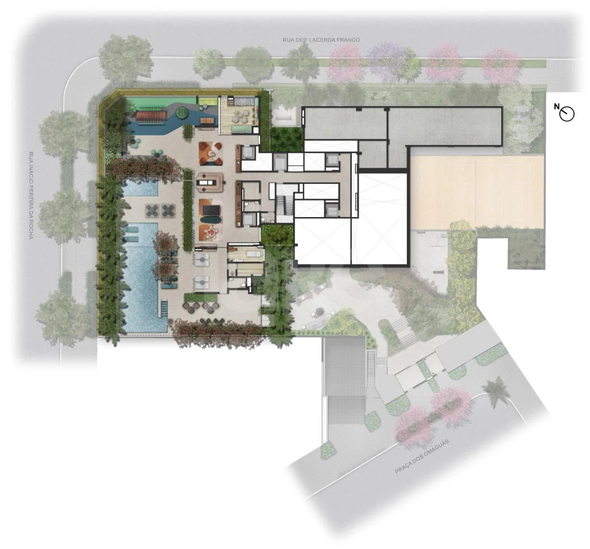 Planta — Pavimento lazer