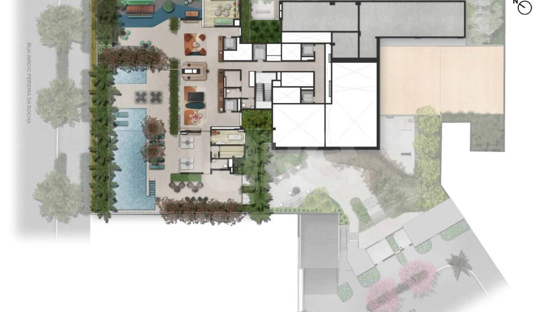 Planta — Pavimento lazer