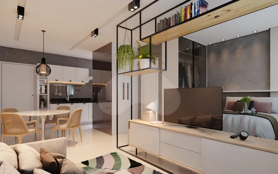 Luar das Oliveiras - Studio com 33,79 m², em Casa Amarela — foto 11