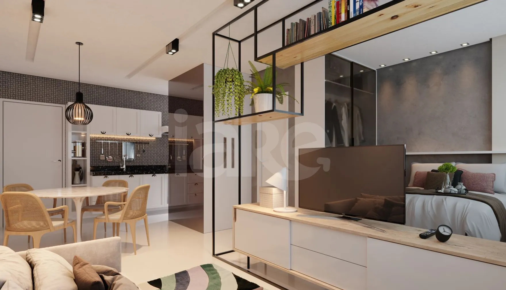 Luar das Oliveiras - Studio com 33,79 m², em Casa Amarela — foto 2