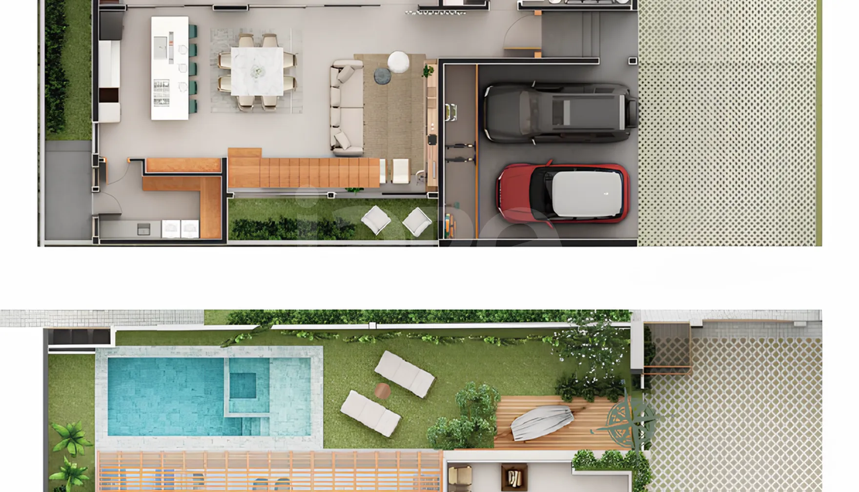 Planta — Casa em Condomínio 432,16 m²