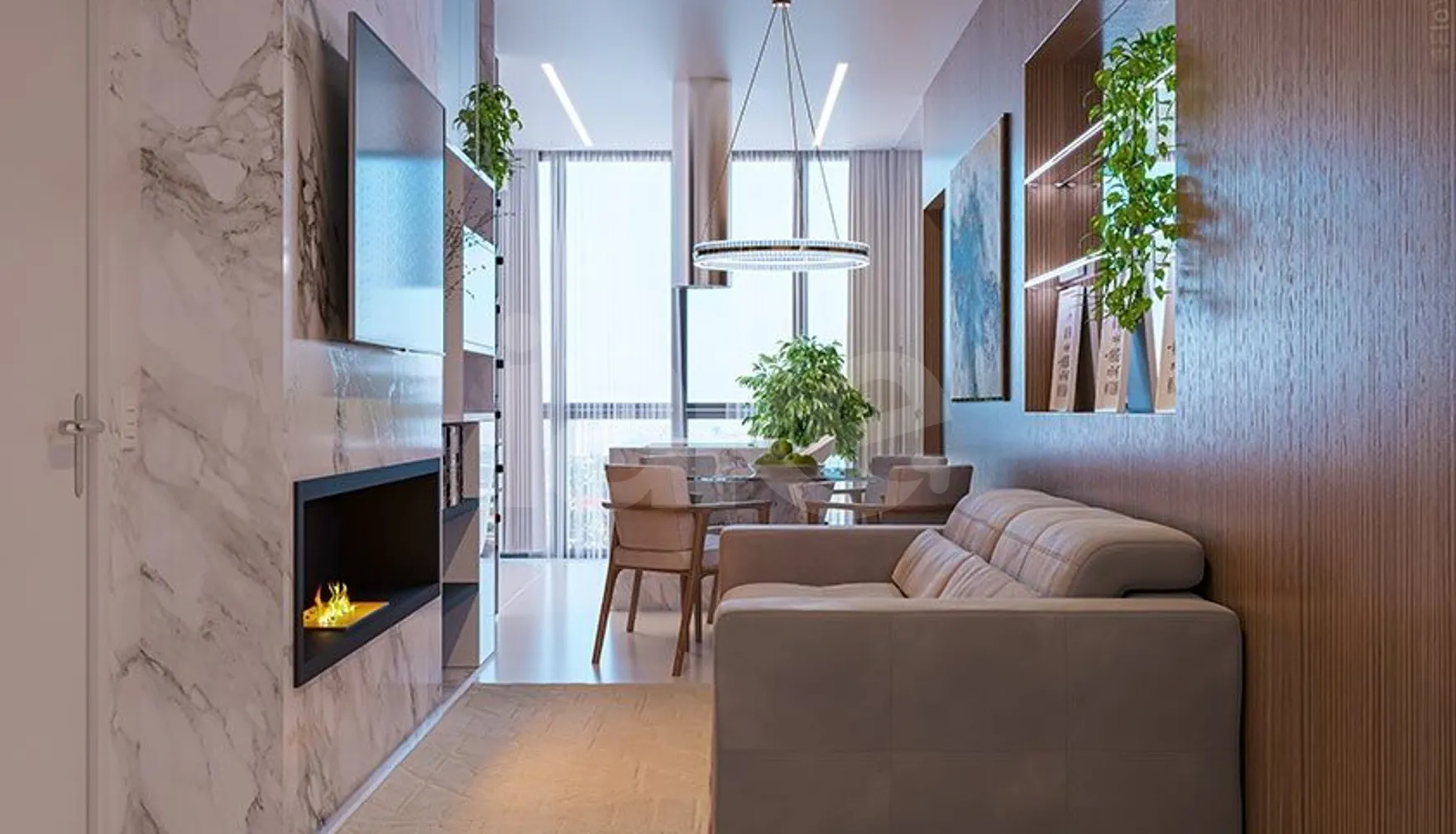 Mônaco Residence - Apartamento com 77 m², em Perequê — foto 3
