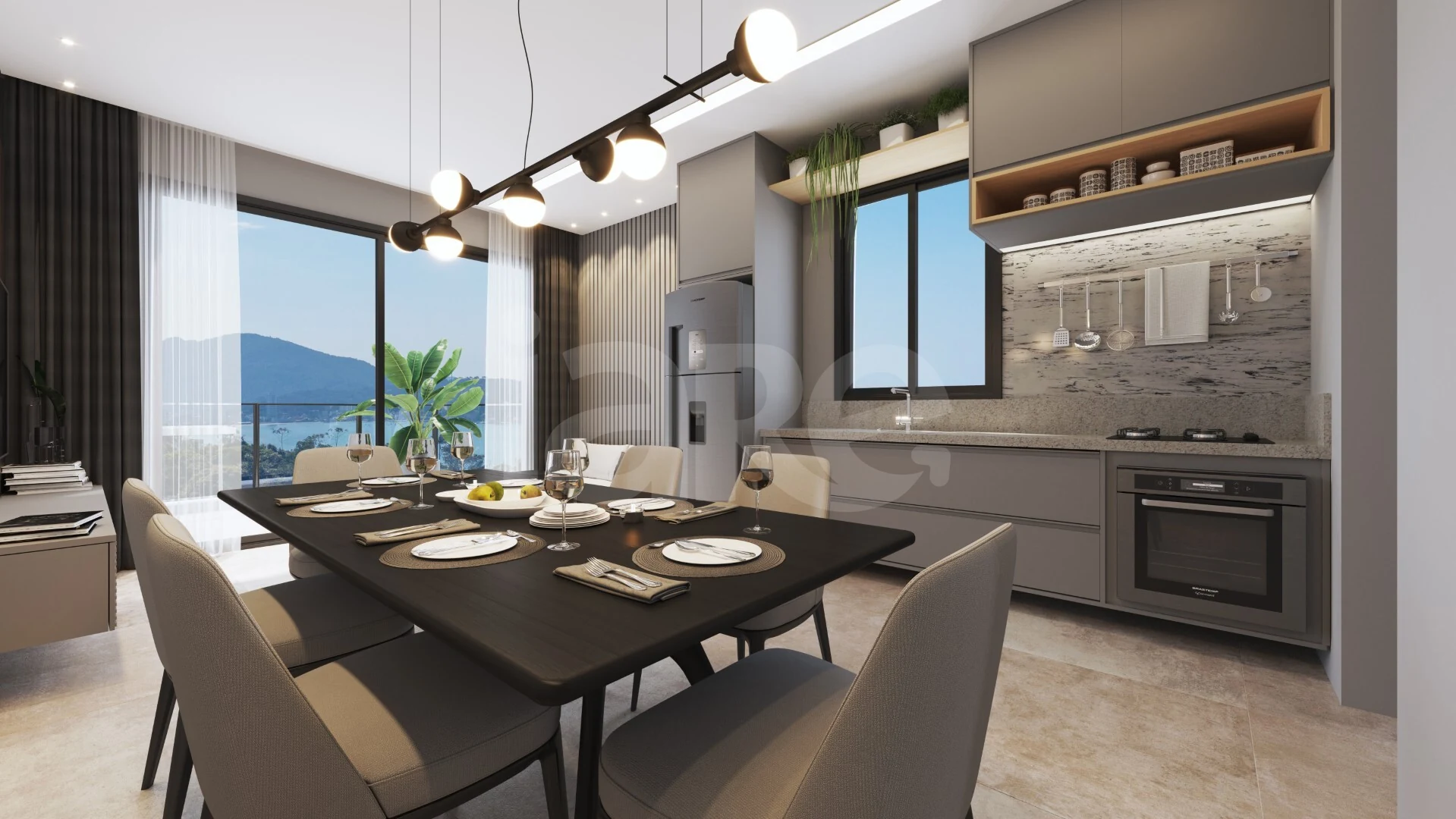 Raro Residencial - Apartamento com 70 m², em Morretes — foto 2
