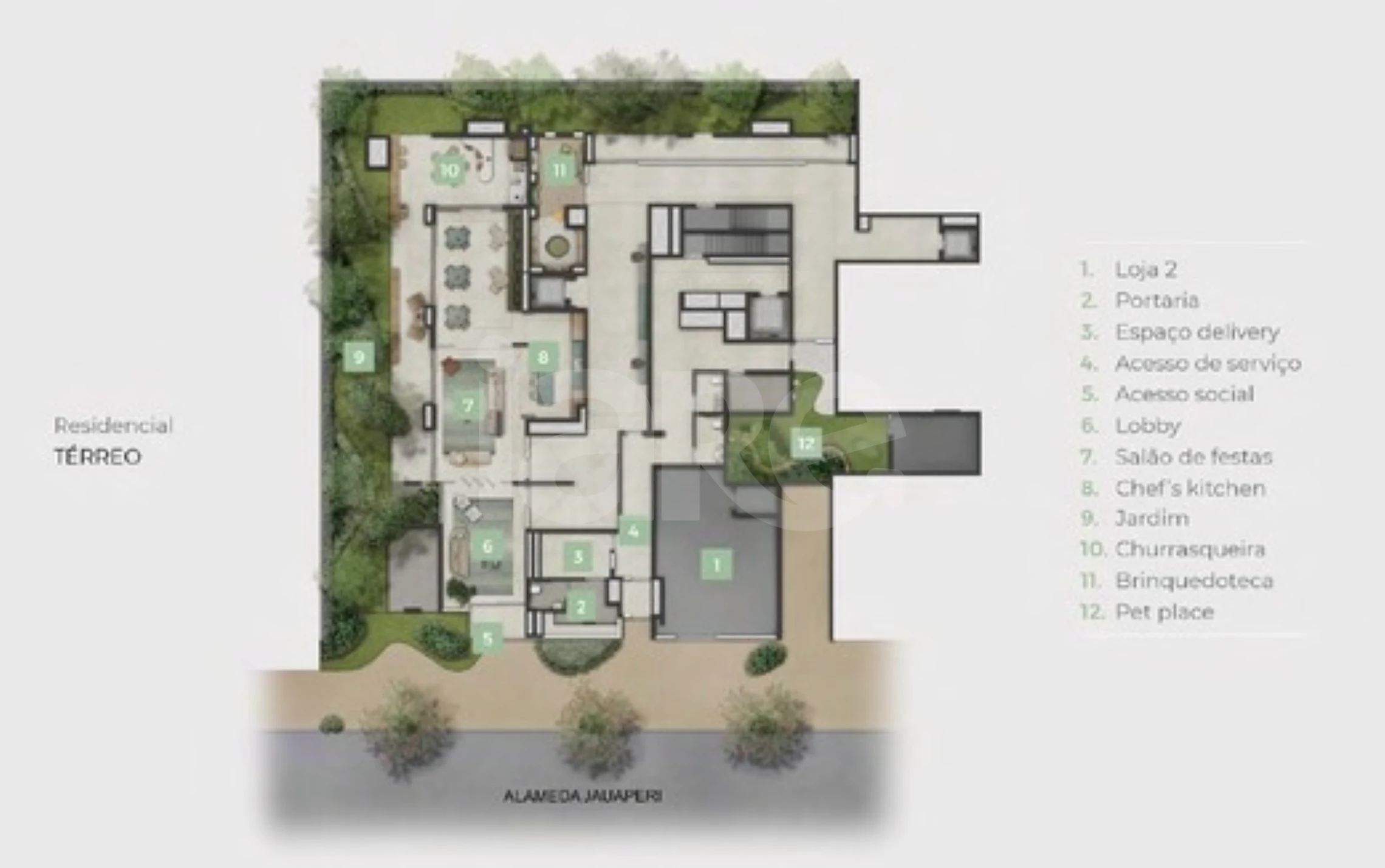Planta — Pavimento térreo