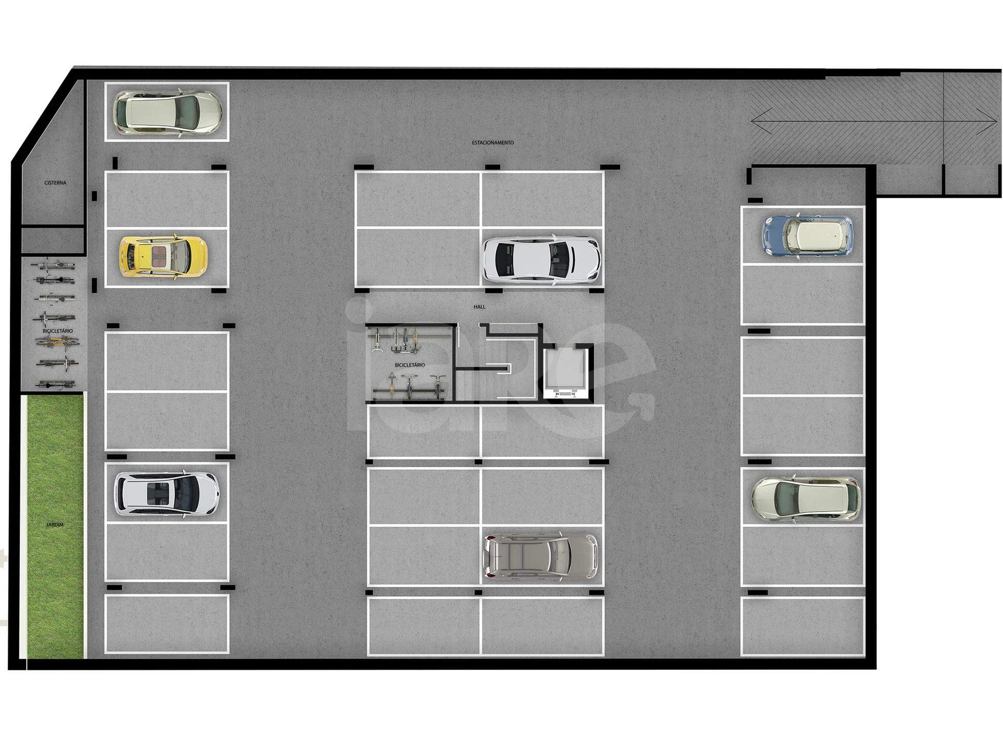Planta — Pavimento subsolo