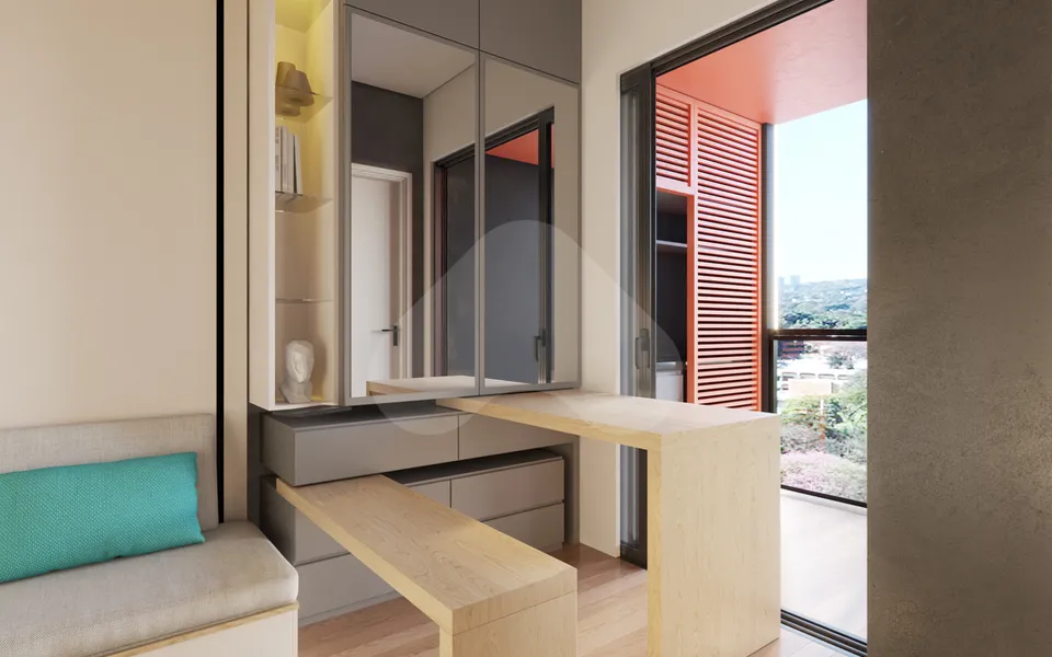 Théros Residencial - Studio com 19,4 m², em Alto da XV — foto 15