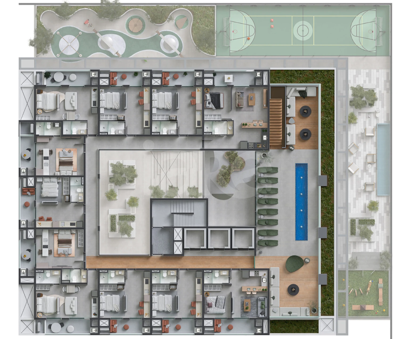 Planta — Pavimento 15