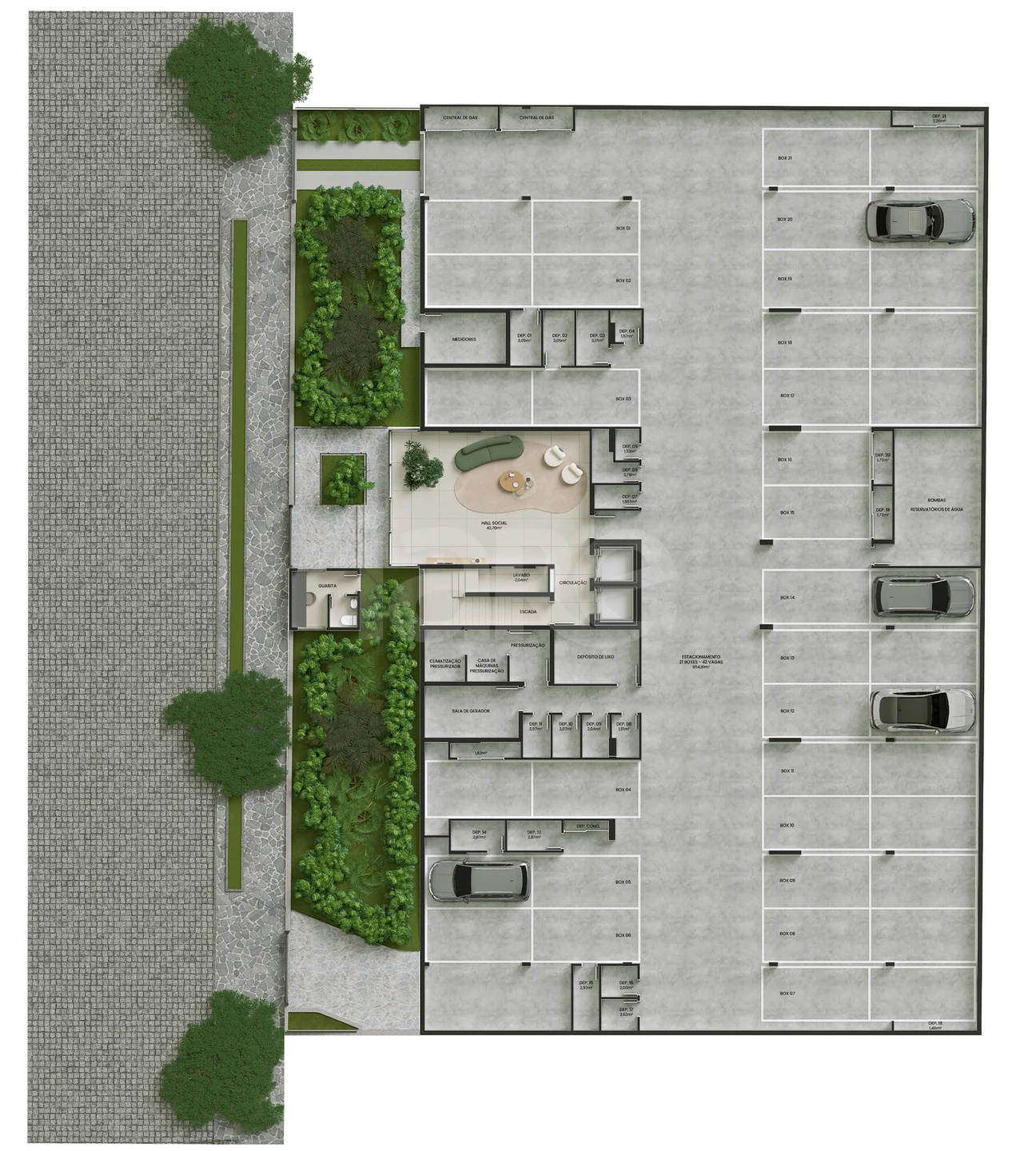 Planta — Pavimento térreo