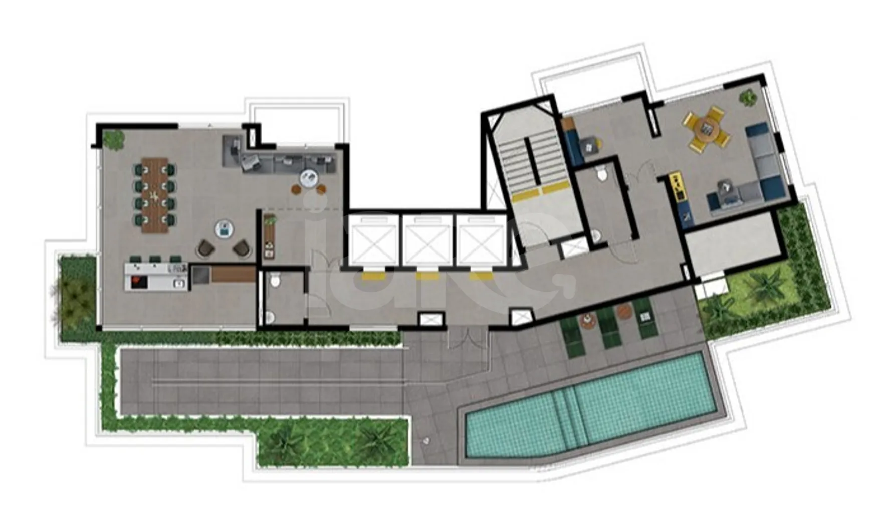 Planta — Pavimento rooftop