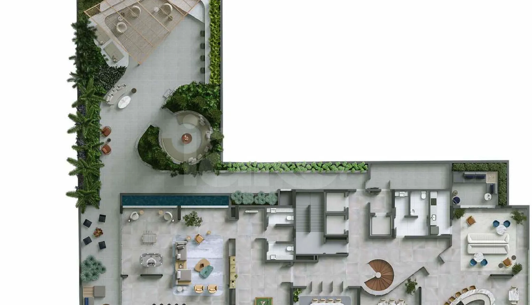 Planta — Pavimento terreo