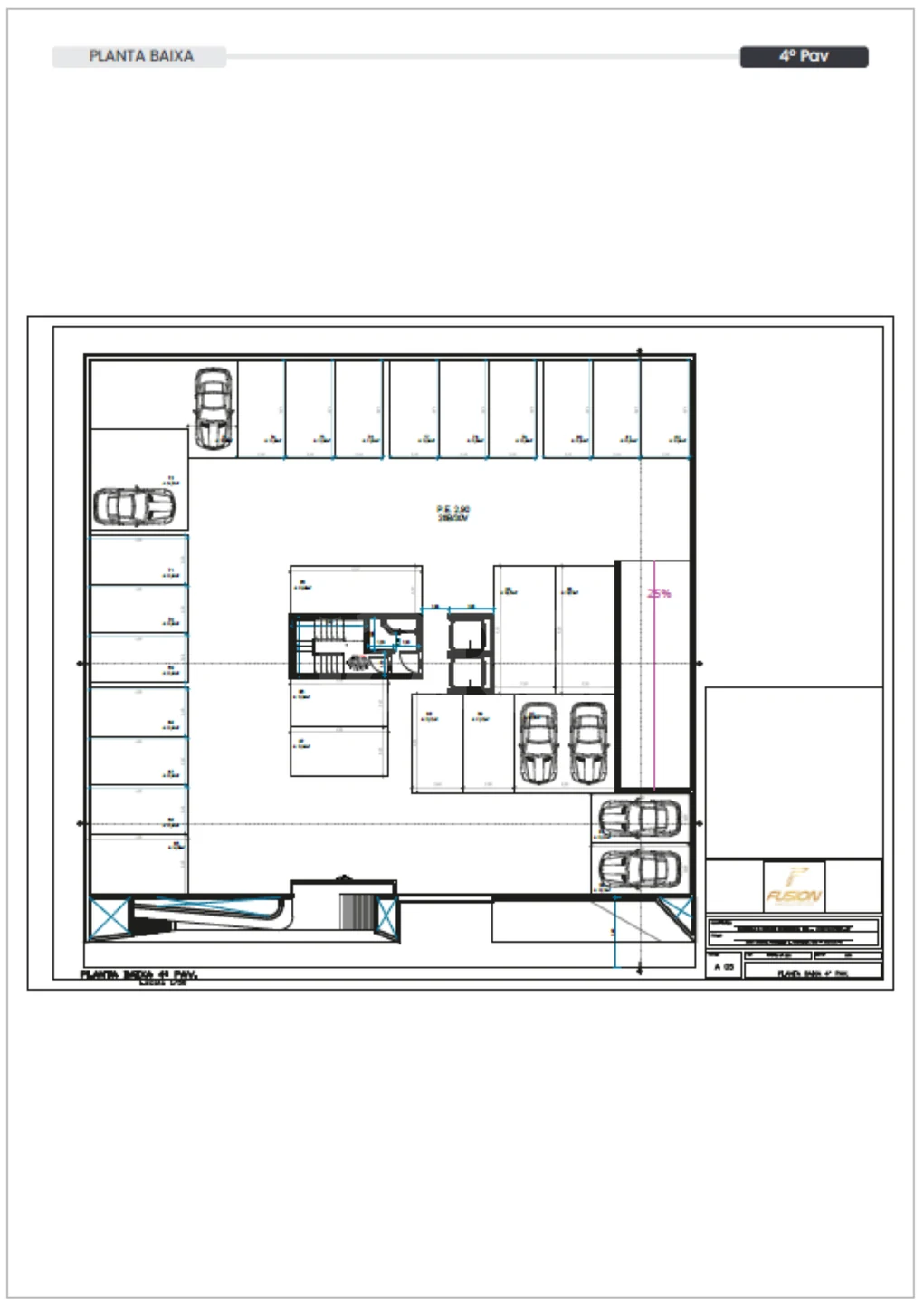 Planta — Pavimento 04