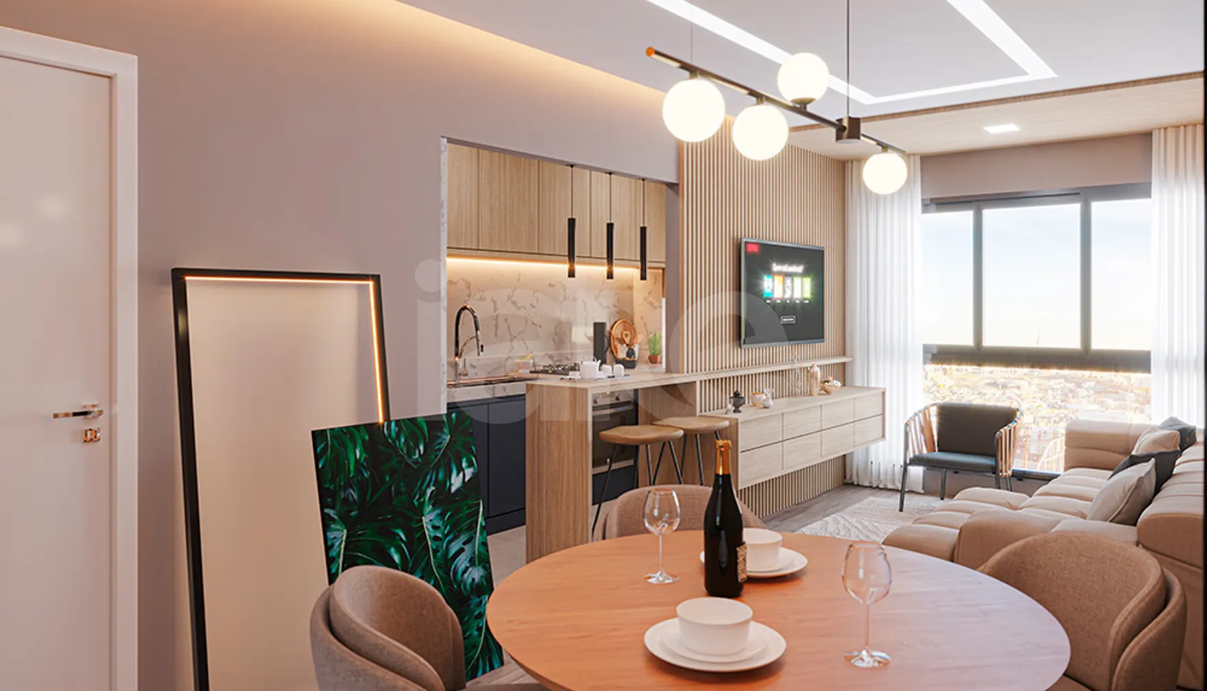 Leaves Residence - Apartamento com 67,82 m², em Cristal — foto 3