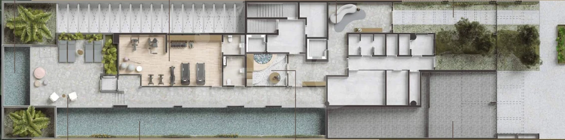 Planta — Pavimento lazer