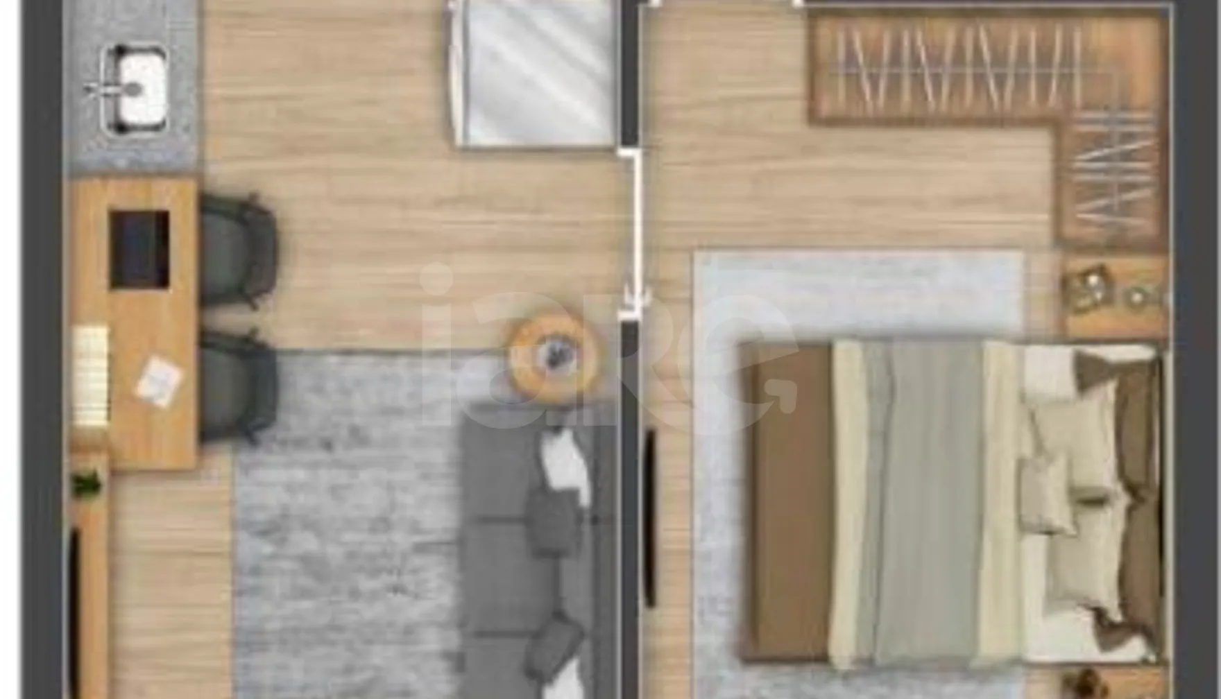 Planta — Apartamento 30,47 m²