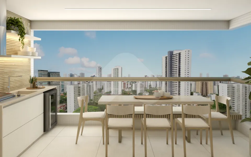 Piazza - Apartamento com 105,46 m², em Parnamirim — foto 3