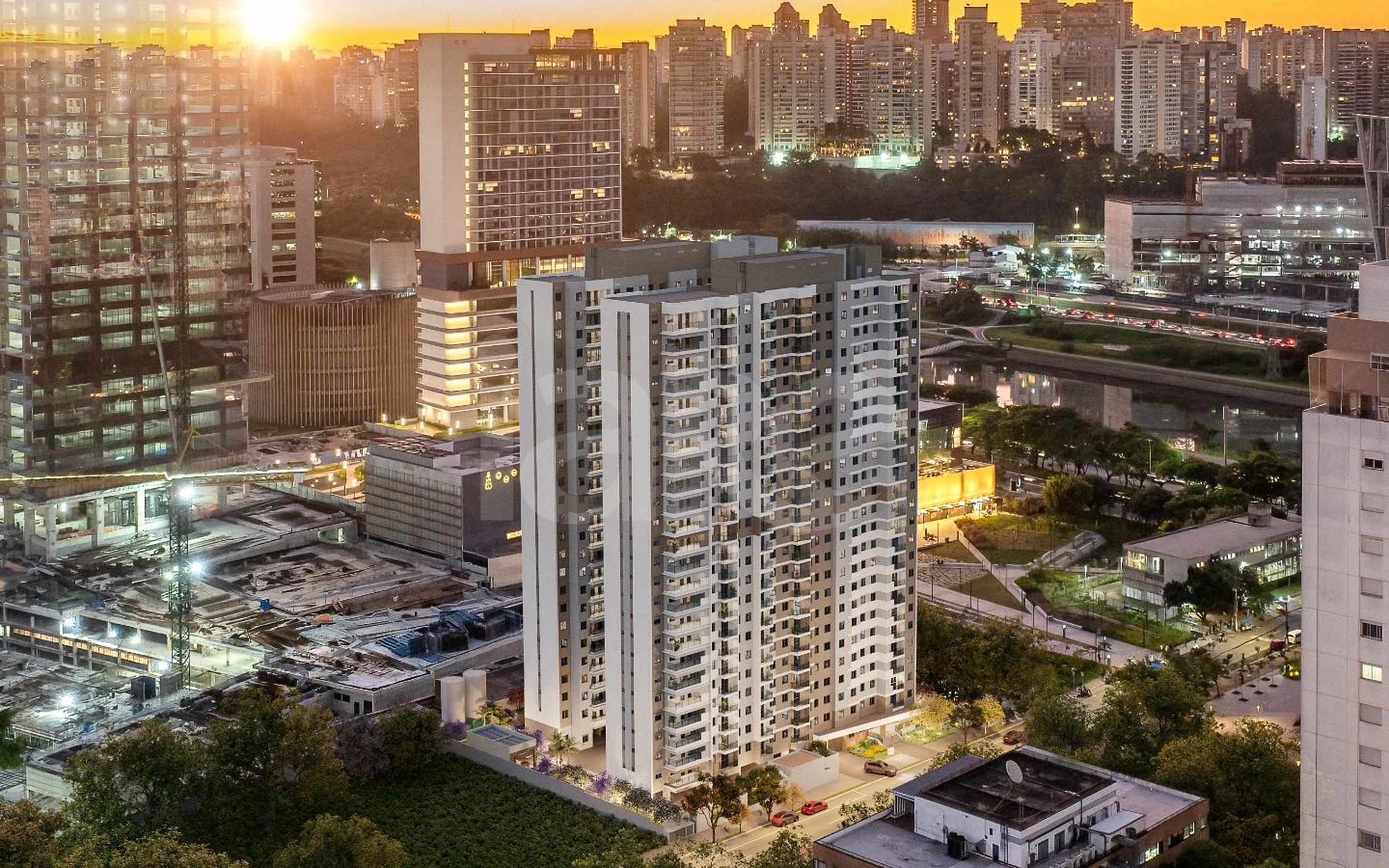 Alto Granja Julieta - Apartamento com 32 m², em Chácara Santo Antônio — foto 1
