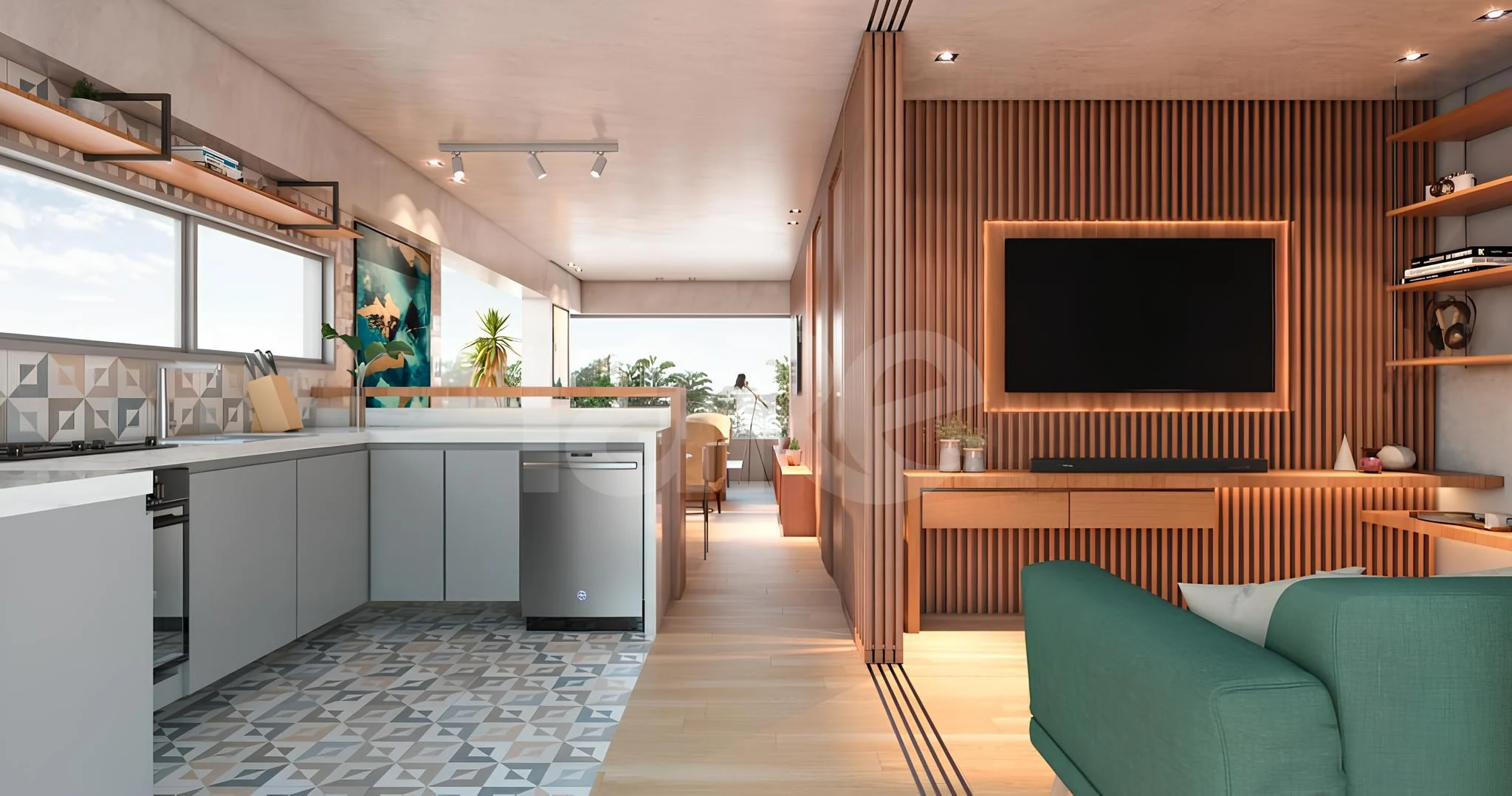 Atlantis Live - Apartamento com 60,4 m², em Tambaú — foto 3