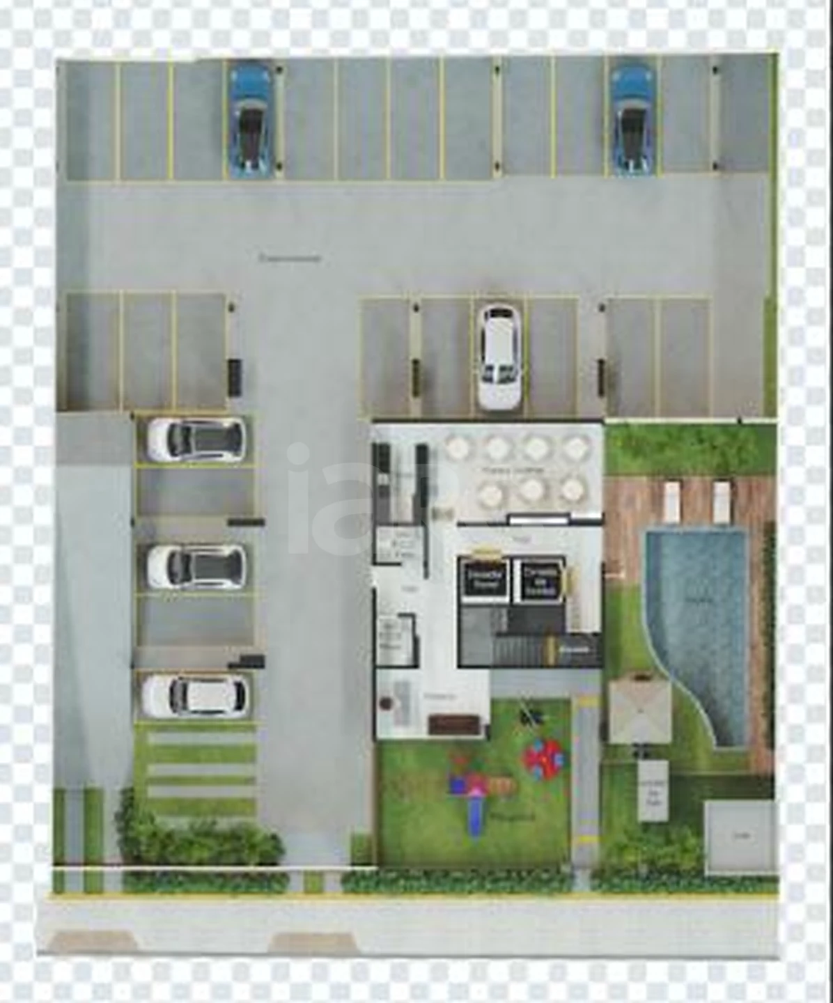 Planta — Pavimento garagem
