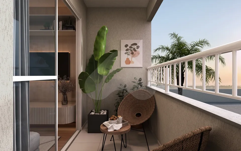 Jardim das Amoreiras - Apartamento com 40,82 m², em Cosmos — foto 2