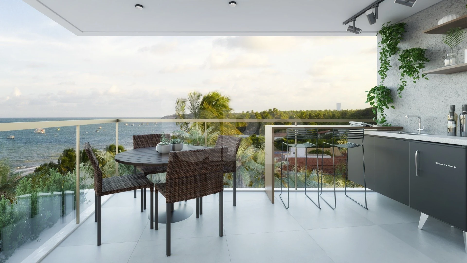 Falésia - Garden com 65,97 m², em Ponta do Seixas — foto 8