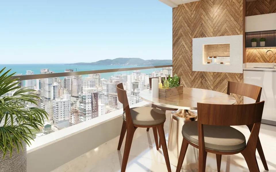 Jequitibá Residence - Apartamento com 126,74 m², em Meia Praia — foto 2