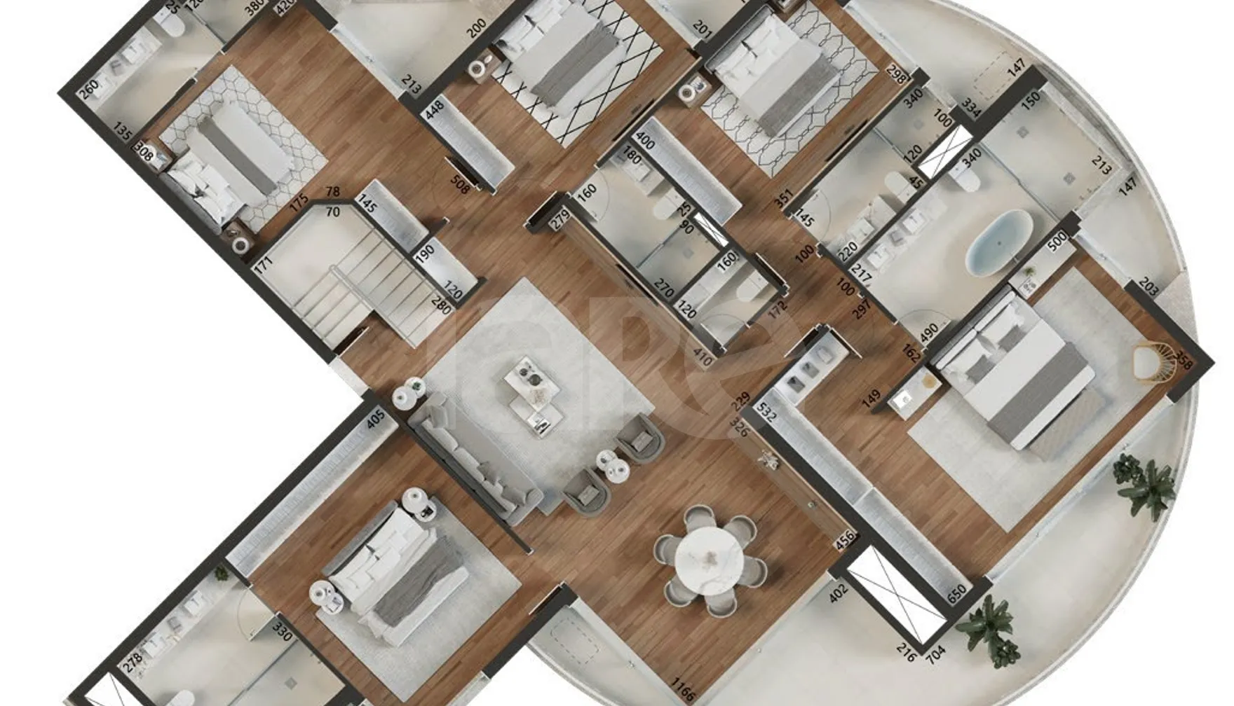 Planta — Garden 343,59 m²