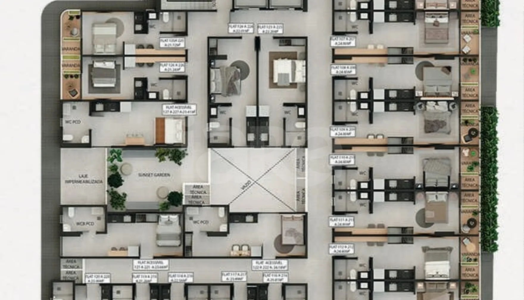 Planta — Pavimento 1
