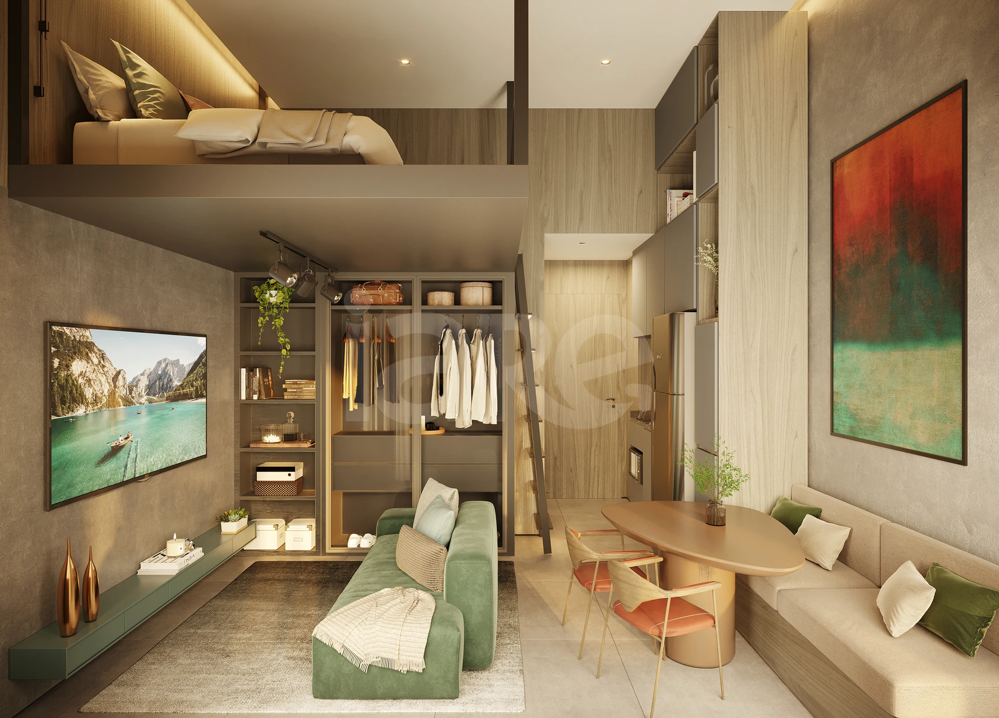 Gaia Desing Studios Ibirapuera - Apartamento com 36,62 m², em Ibirapuera — foto 3