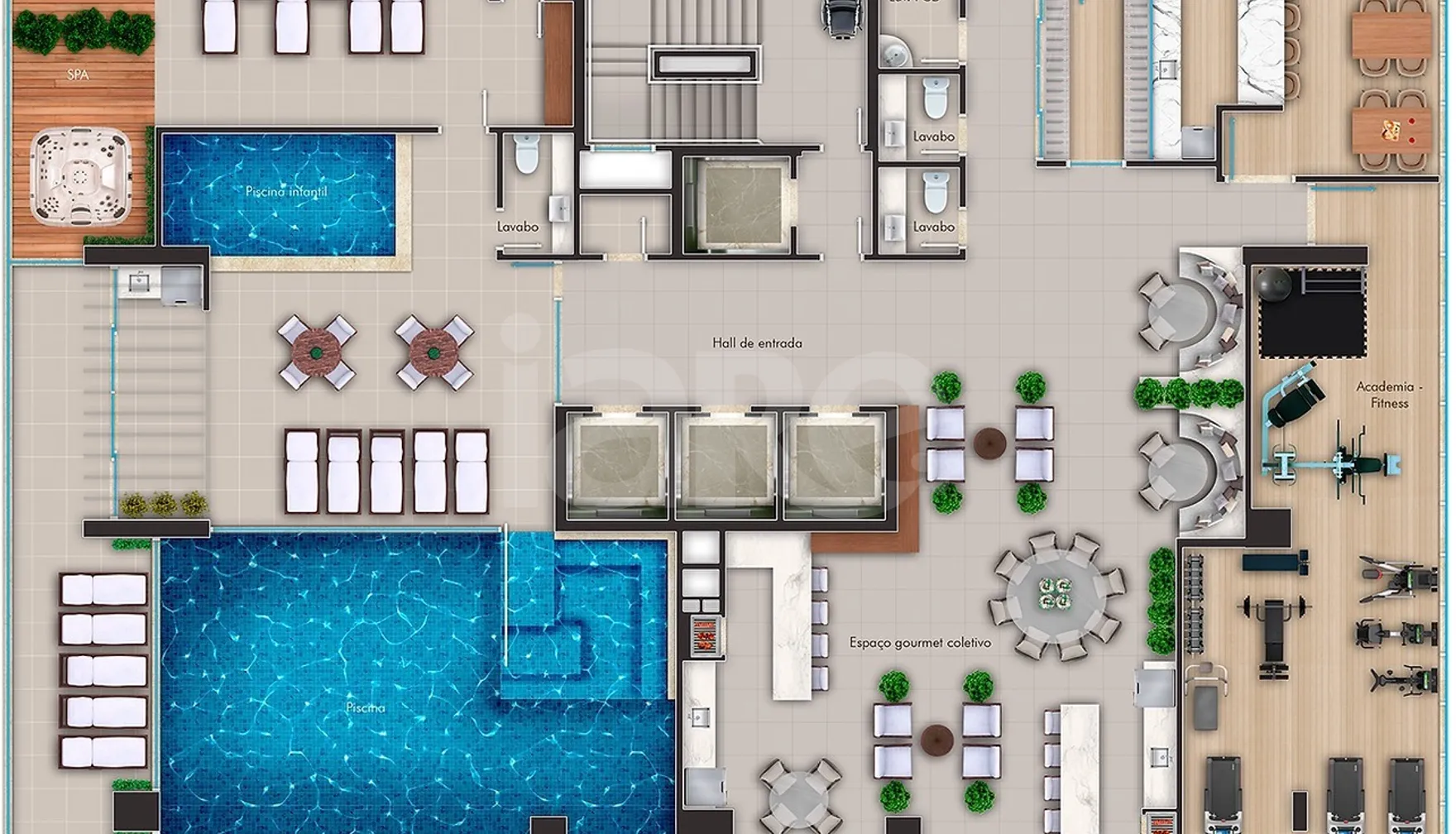 Planta — Pavimento rooftop